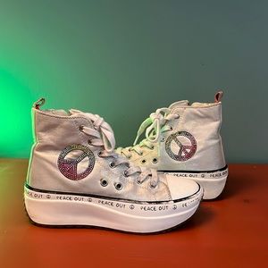 Used size 2 sneakers